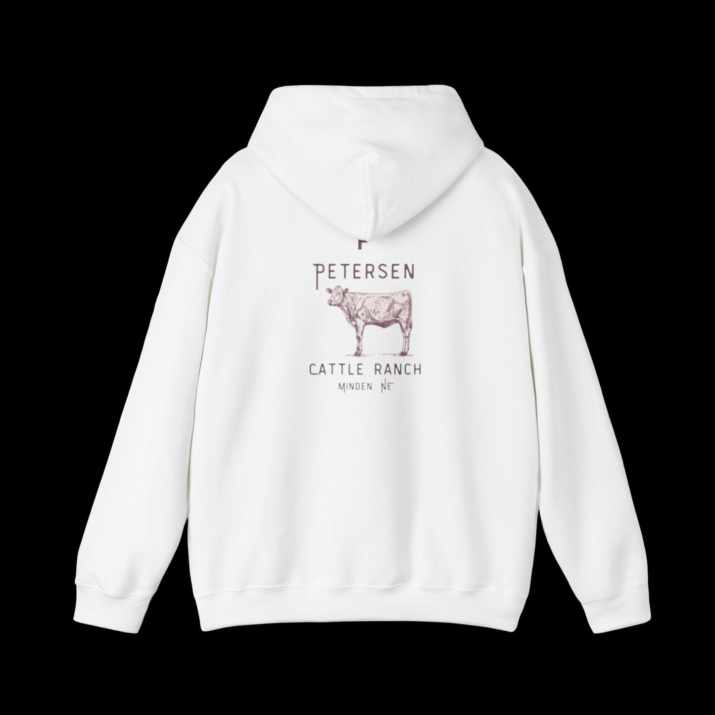 Rafter P cow graphic hoodie