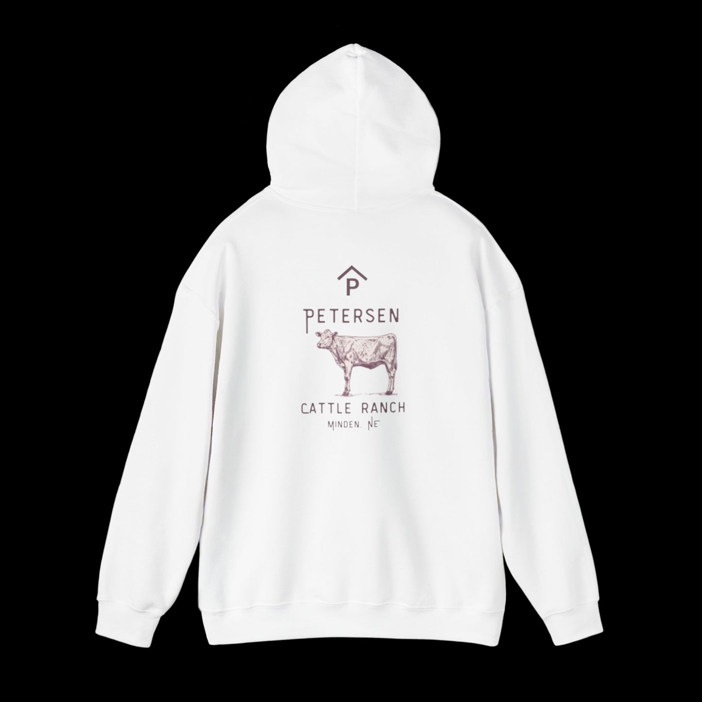 Rafter P cow graphic hoodie
